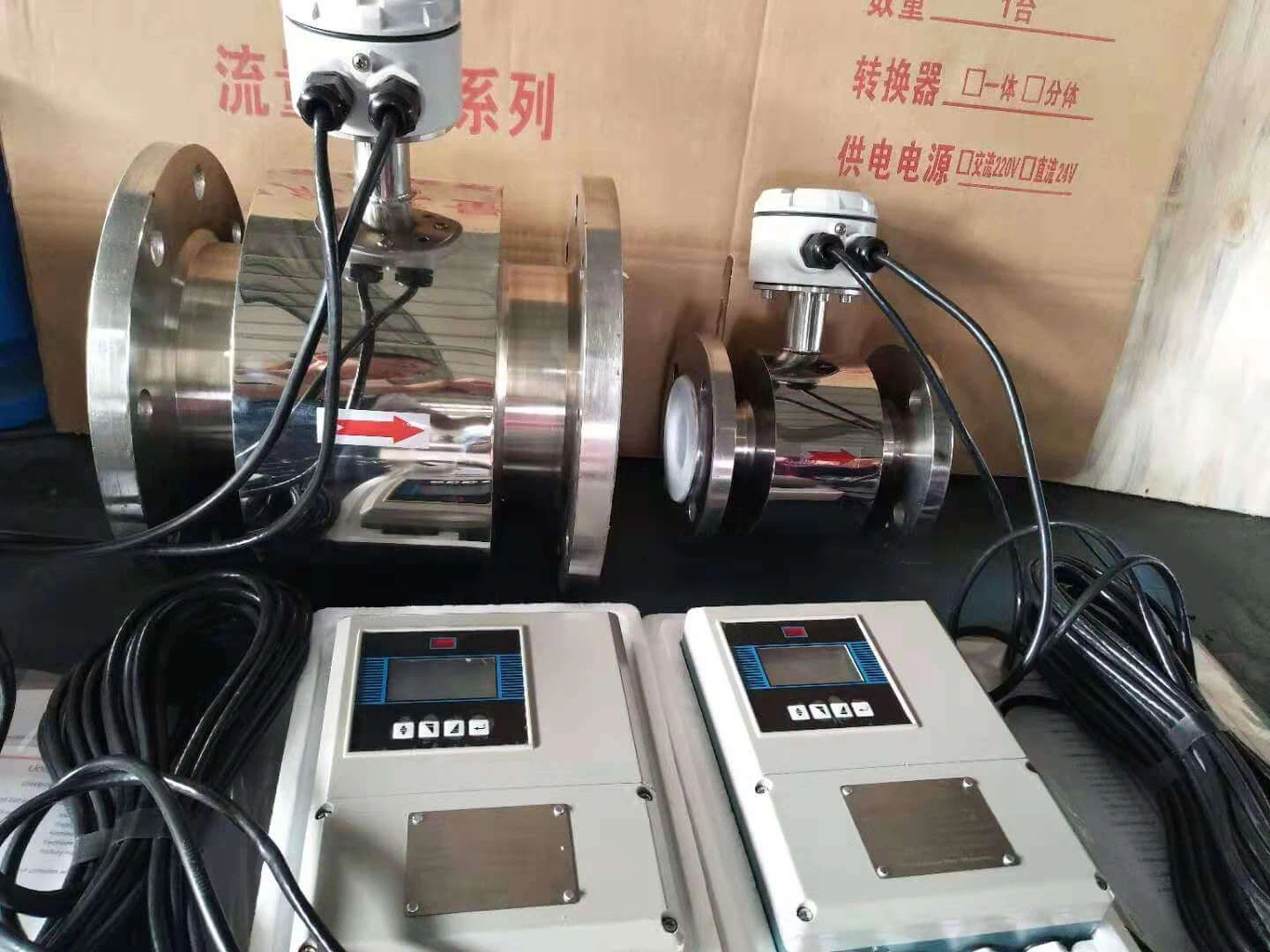 Stainless steel wastewater flow meter